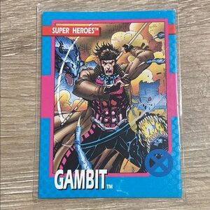 1992 Impel X-Men Series 1 GAMBIT #18 Jim Lee Card